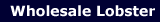 Wholesale Lobster & Shellfish